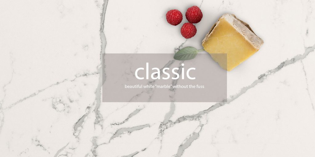 classic beautiful white "marble" without the fuss