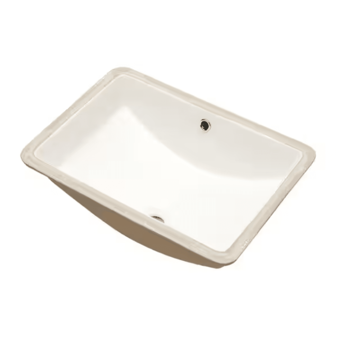 Rectangular Porcelain Undermount Vanity Bowl White Countertop Solutions