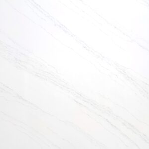 White marble surface with subtle gray veins, a clean light background suitable for websites or prints.